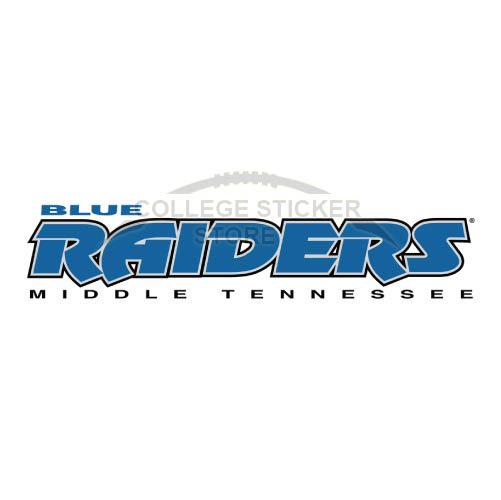 Personal Middle Tennessee Blue Raiders Iron-on Transfers (Wall Stickers)NO.5083